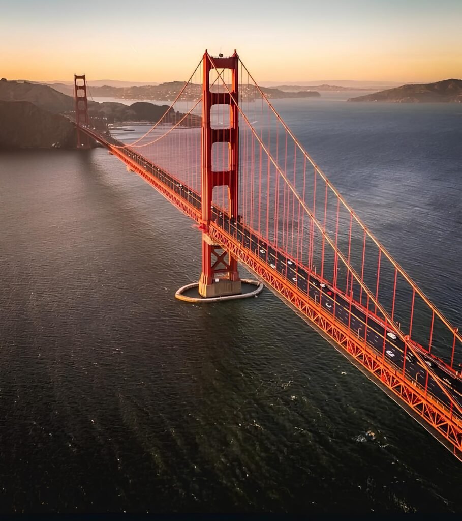pont de San Fransisco en Amérique du Nord