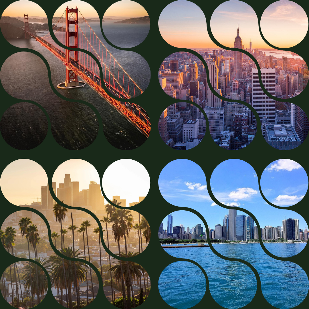 Les 5 villes à visiter aux USA